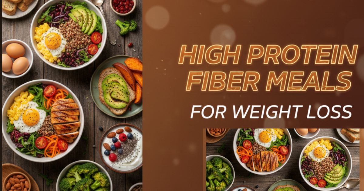 High Protein Fiber Meals for Weight Loss: 5 Easy & Tasty Recipes