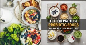 10 High Protein Probiotic Foods for Gut Health & Weight Loss