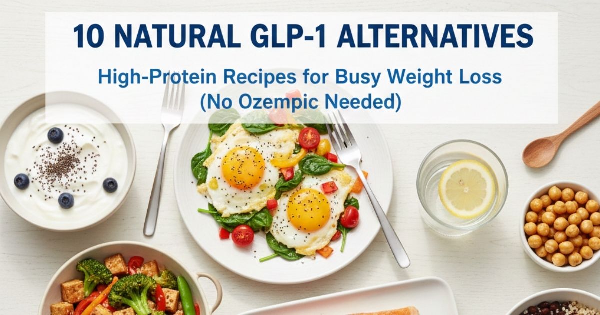 10 Natural GLP-1 Alternatives: High-Protein Recipes for Busy Weight Loss (No Ozempic Needed)