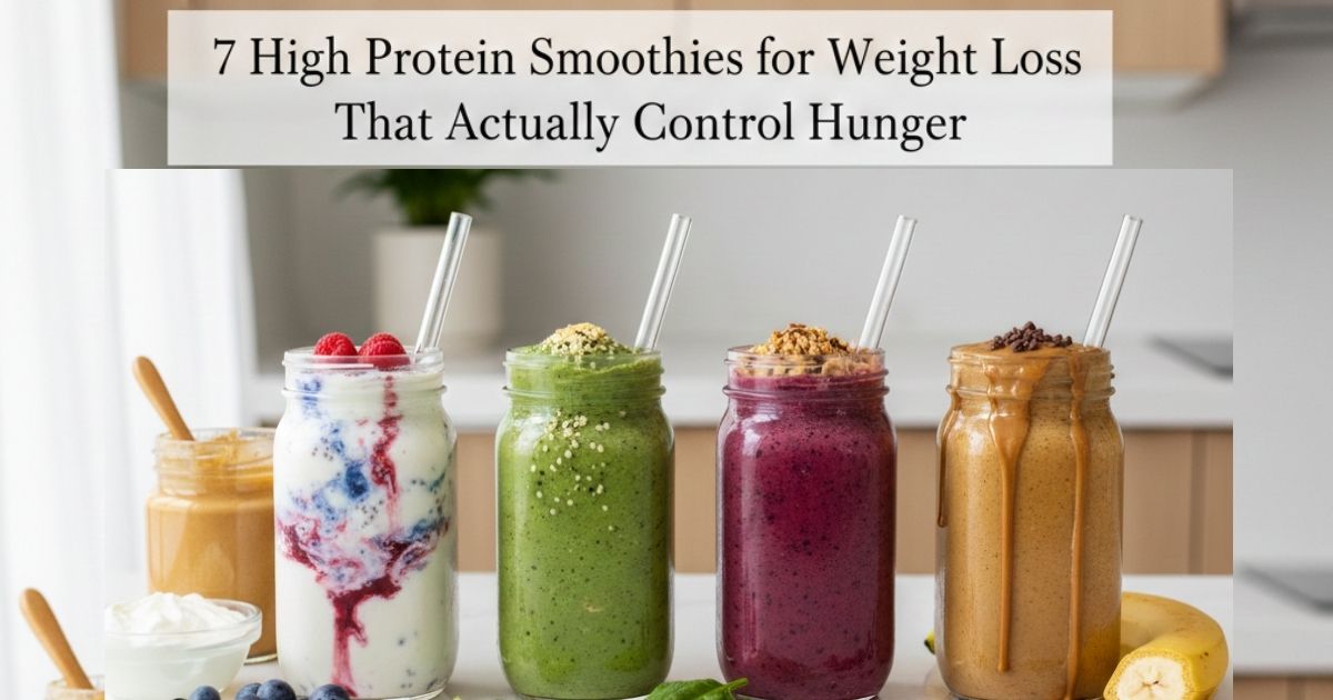 7 High Protein Smoothies for Weight Loss That Actually Control Hunger