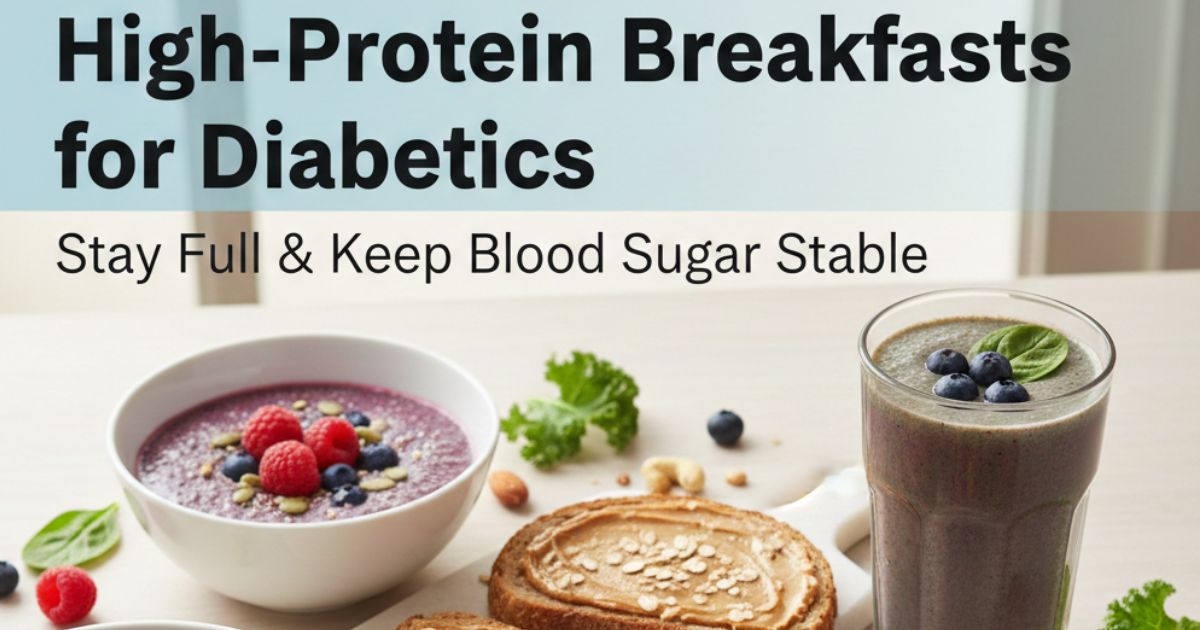 7 High-Protein Breakfasts for Diabetics – Full Morning, Stable Blood Sugar