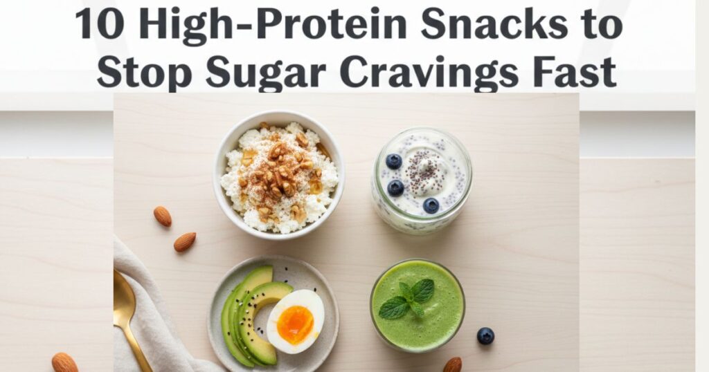 10 High-Protein Snacks to Stop Sugar Cravings Instantly (Without Energy Crash)