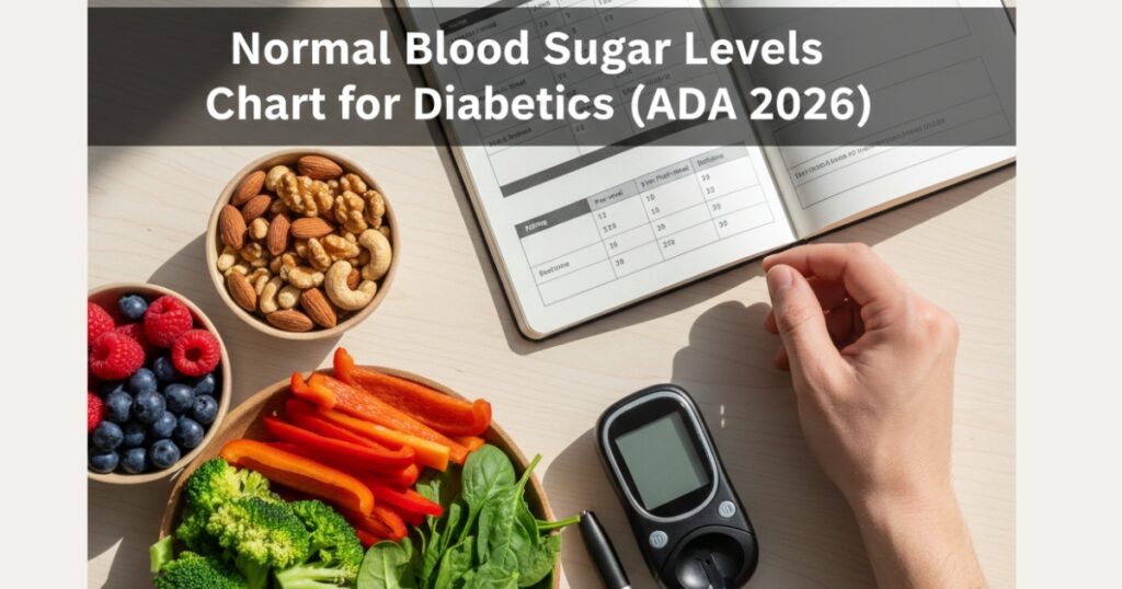 Normal Blood Sugar Levels Chart for Diabetics + Daily Monitoring Tips (2026)