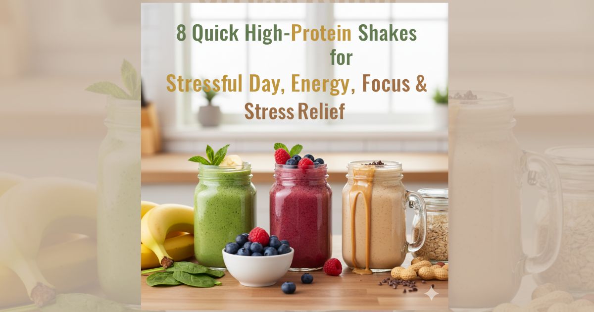 Quick High-Protein Shakes for Stressful Days and Busy Schedules