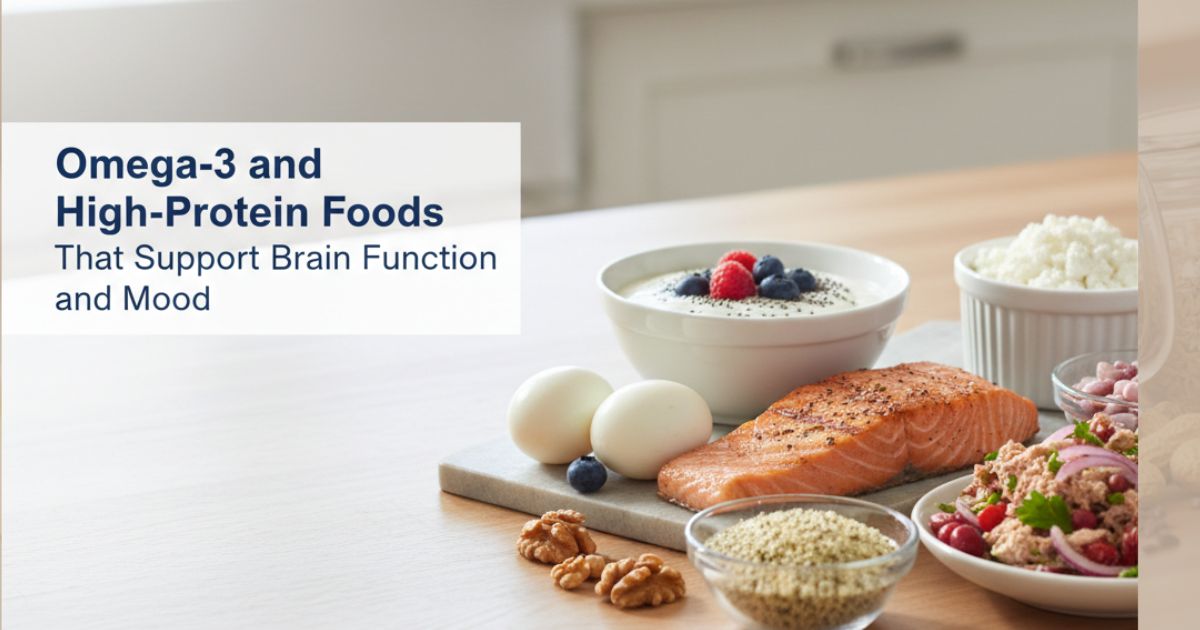 Omega-3 and High-Protein Foods That Support Brain Function and Mood
