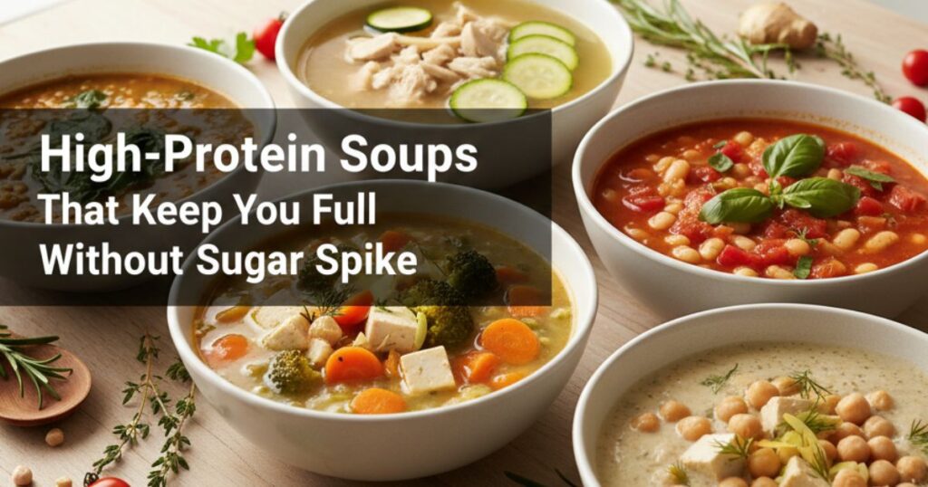 High-Protein Soups for Fullness Without Sugar Spike