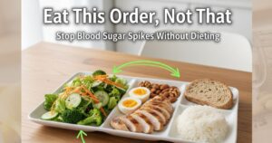 The Correct Order to Eat Food to Prevent Blood Sugar Spikes