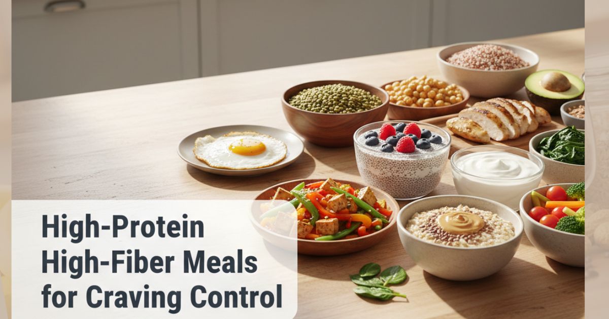 High-Protein High-Fiber Meals for Craving Control