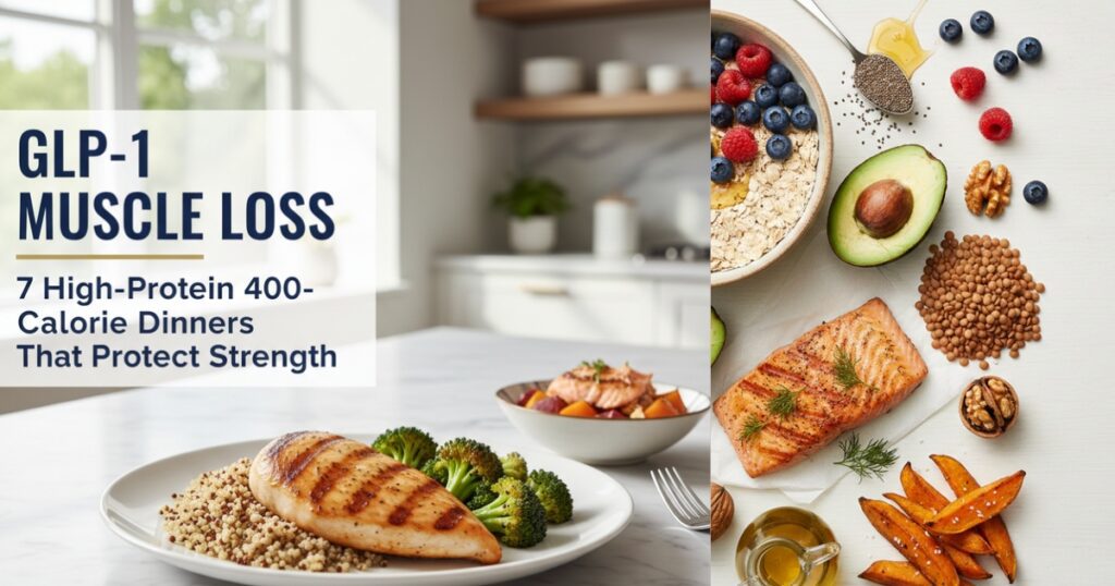 Prevent GLP-1 Muscle Loss: 400-Calorie High-Protein Dinners That Protect Strength