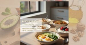 7 Breakfast Recipes That Mimic GLP-1 Fullness Naturally (No Pills Needed)